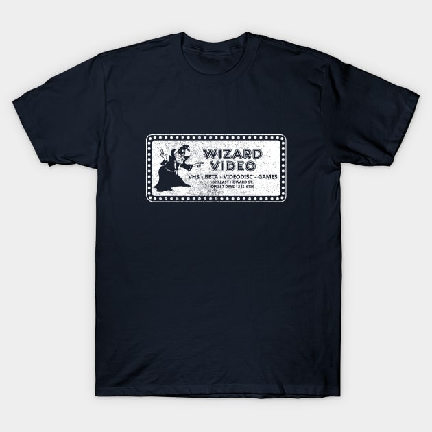 Wizard Video (weathered) T-Shirt by GloopTrekker